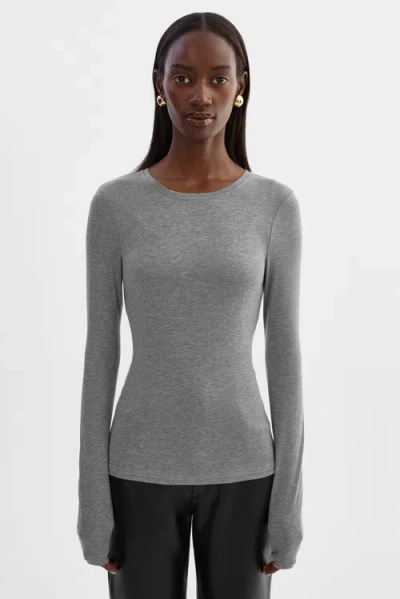 Lamarque Medora | Long Sleeve Top In Gray