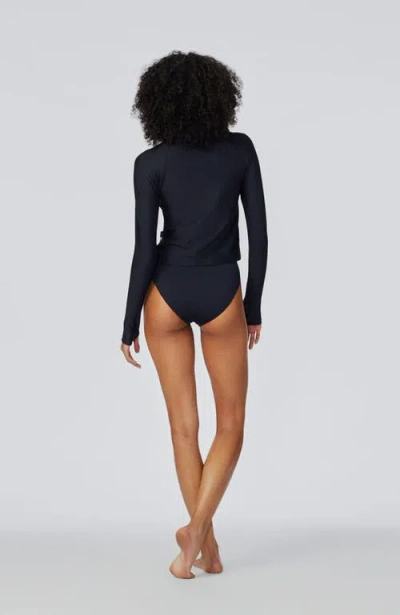 Watskin Sasha Long Sleeve Top In Black
