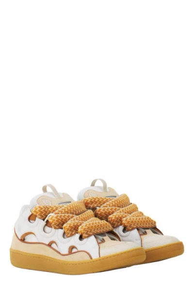 Lanvin Chunky Sole Cut-out Sneakers In Multi