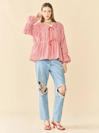 Eddy Isle Top X Rainey Collaboration In Red