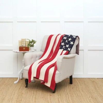 C & F Home C&f Home American Flag Stars And Stripes Throw Collection In Multi