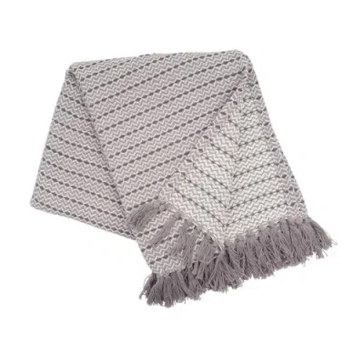 C & F Home C&f Home Mini Chevron Throw Blanket Collection In Gray