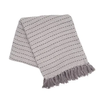 C & F Home C&f Home Mini Chevron Throw Blanket Collection In Gray