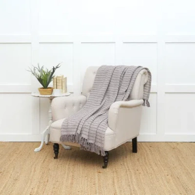 C & F Home C&f Home Mini Chevron Throw Blanket Collection In Gray