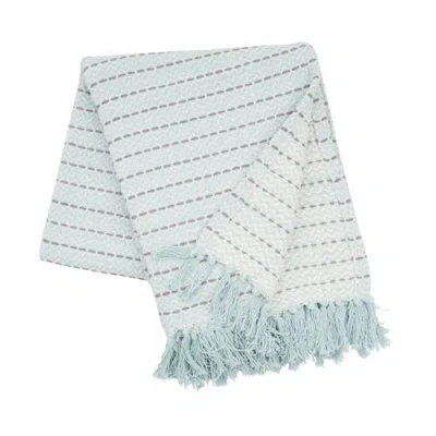C & F Home C&f Home Mini Chevron Throw Blanket Collection In Blue