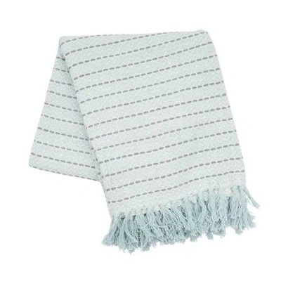 C & F Home C&f Home Mini Chevron Throw Blanket Collection In Blue