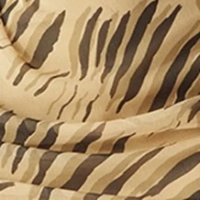 Nasty Gal Chiffon High Neck Ruched Mini Dress In Green