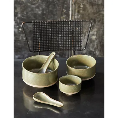 Serax Merci Stoneware Bowl Green In Green