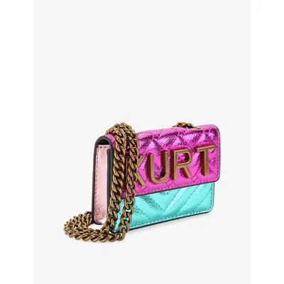 Kurt Geiger Micro Kensington Kurt Convertible Crossbody In Multi