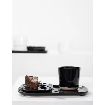 Serax La Nouvelle Merci Stoneware Cup Dark Blue In Blue