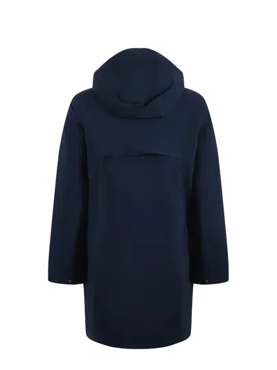 K-way Thomal Bonded Padded Down Jacket In Blue