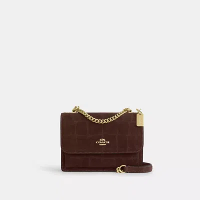 Coach Mini Klare Crossbody Bag In Brown
