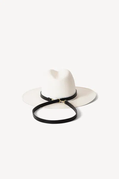Janessa Leone Hat Carrier | Final Sale In White