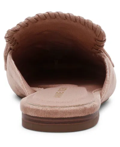 Anne Klein Women's Alora Square Toe Slip On Mules In Neutral