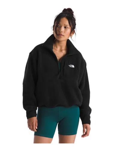 The North Face Yumiori Off-peak Half-zip Fleece Jacket In Black