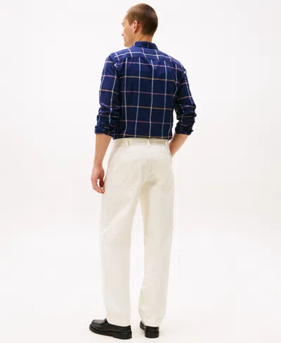 Tommy Hilfiger Men's Murray Canvas Carpenter Pants In White