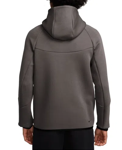 Nike Tech Fleece Hoodie In Brown
