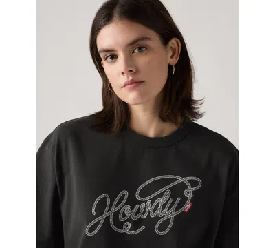 Levi's Graphic Tabor Tee In Gray