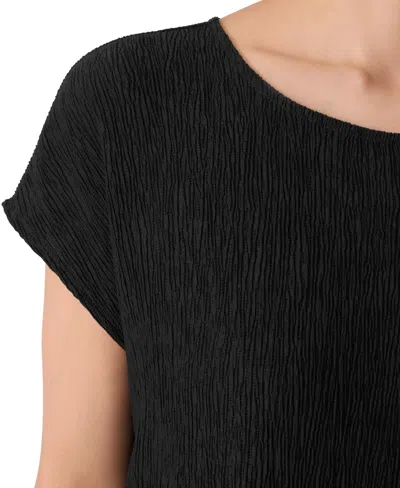 Eileen Fisher Midi Dress In Black