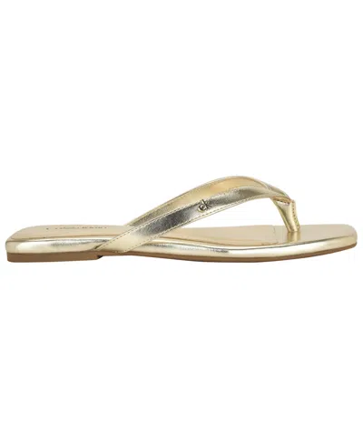 Calvin Klein Stelea Sandal In Gold