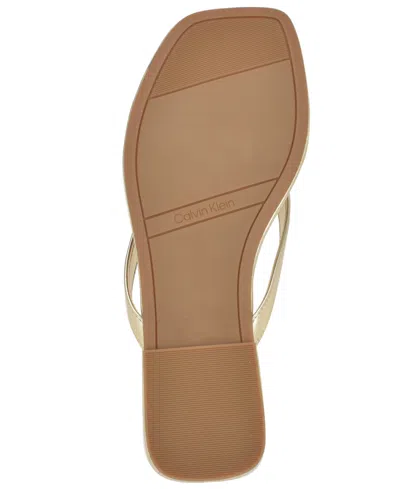 Calvin Klein Stelea Sandal In Gold