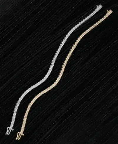 Macy's Macys Diamond Bracelet Collection 7 8 Ct. T.w. 1 1 4 Ct. T.w. In 14k White Or Yellow Gold 6 1 2 To 9 In Gold