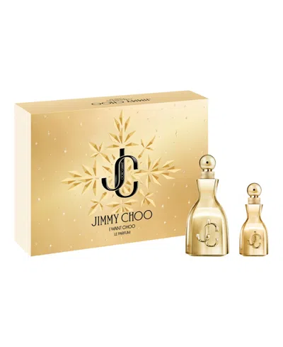 Jimmy Choo I Want Choo Le Parfum Gift Set In Gold