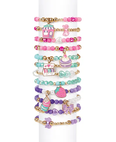 Make It Real Macaron Bracelet Maker Set In Pink