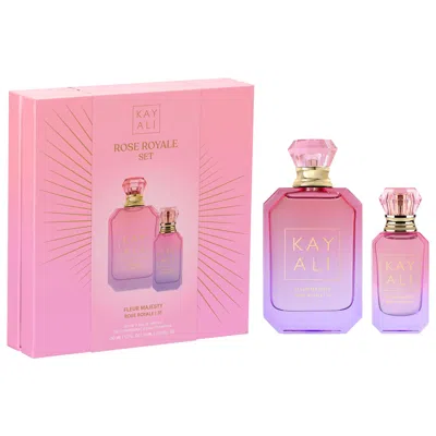 Kayali Fleur Majesty Rose Royale 31 Eau De Parfum Duo Set In Transparent
