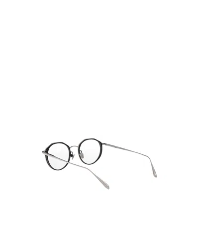 Linda Farrow Geometric Frame Plain Mirror In Brown