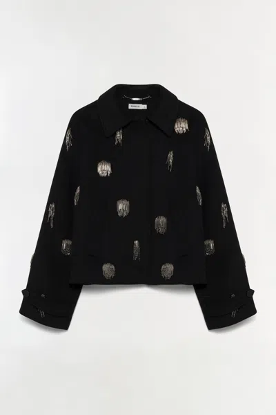 Simkhai Katya Embellished Jacket In Black