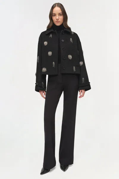 Simkhai Katya Embellished Jacket In Black