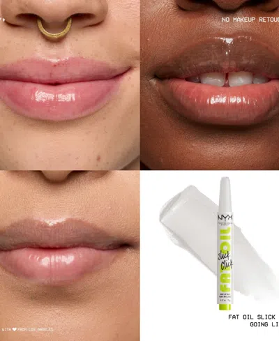 Nyx Professional Makeup Fat Oil Slick Click Vegan Lip Balm - Main Character