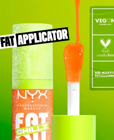 Nyx Professional Makeup Fat Oil Lip Drip, 0.16 Oz. In Orange