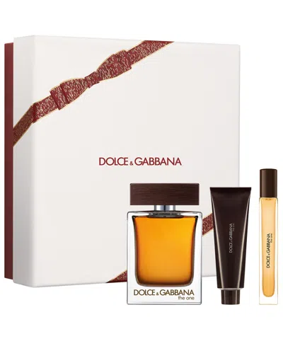 Dolce & Gabbana The One For Men Eau De Toilette Gift Set In Transparent