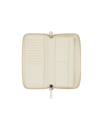 Marc Jacobs Continental Zipped Wallet In White