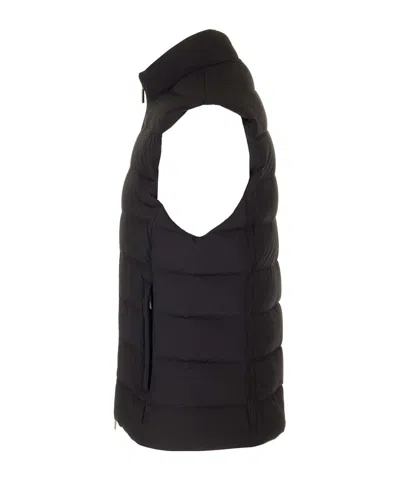 Moorer Oliver Kn Sleeveless Down Jacket In Black