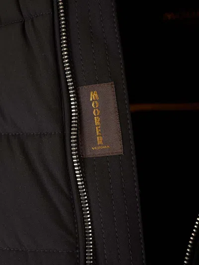 Moorer Oliver Kn Sleeveless Down Jacket In Black