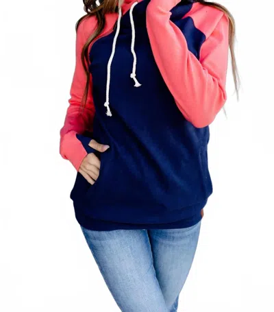 Ampersand Ave Doublehood Sweatshirt In Seattle In Multi