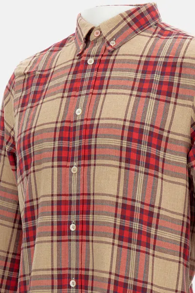 Paul Smith Men Multicolor Checked Shirt, M Luxury Shirts For Men Darveys In Red