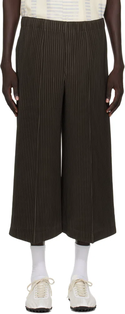 Issey Miyake Monthly Color June Pants In Brown
