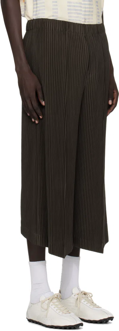 Issey Miyake Monthly Color June Pants In Brown