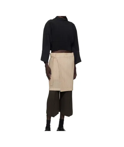 Issey Miyake Monthly Color June Turtleneck In Black