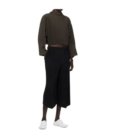 Issey Miyake Monthly Color June Turtleneck In Brown