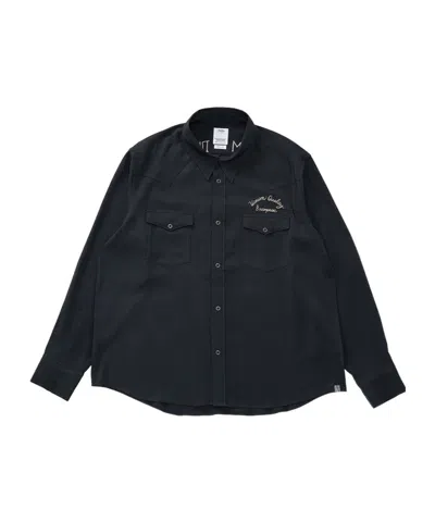 Visvim Long Sleeve Shirt In Black
