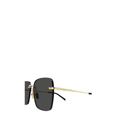 Gucci Gg1955sa Square-frame Sunglasses In Gold