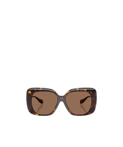 Versace Medusa Square-frame Sunglasses In Brown