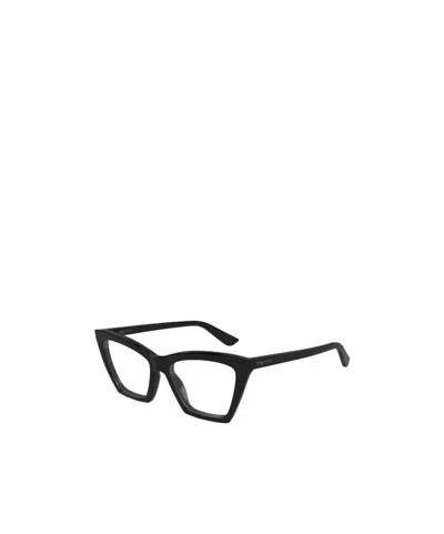 Alexander Mcqueen Geometric Frame Plain Mirror In Black