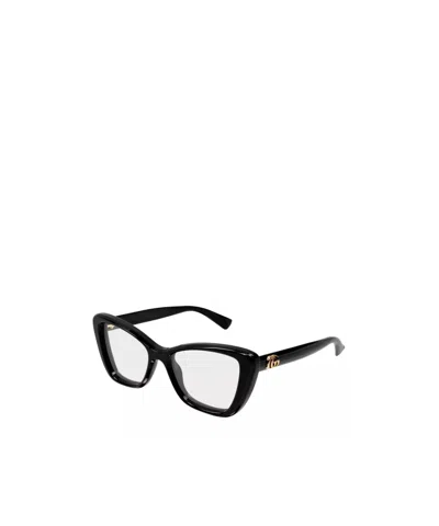 Gucci Geometric Frame Plain Mirror In Black