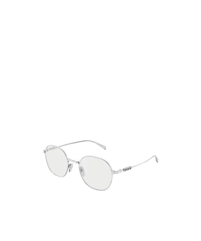 Gucci Geometric Frame Plain Mirror In Silver
